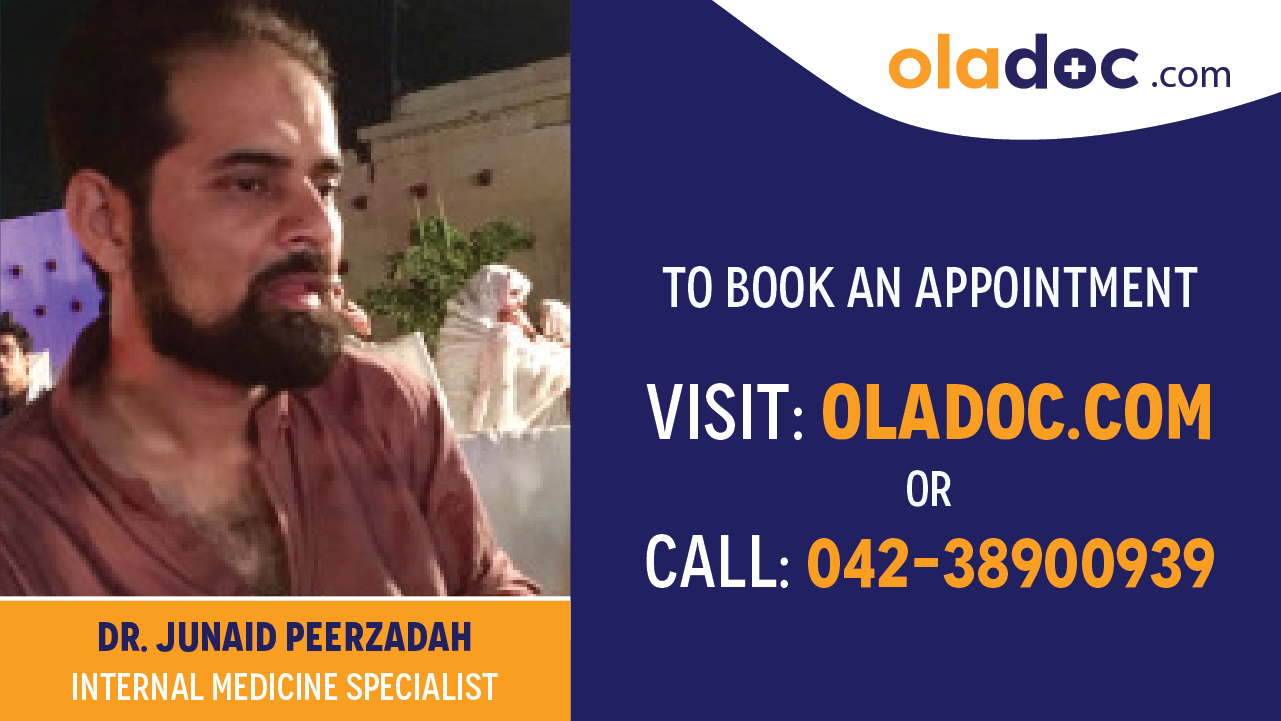 Book appointment with Dr.Junaid Peerzadah-best Internal Medicine Specialist in Karachi